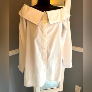 Tibi off the shoulder blouse
